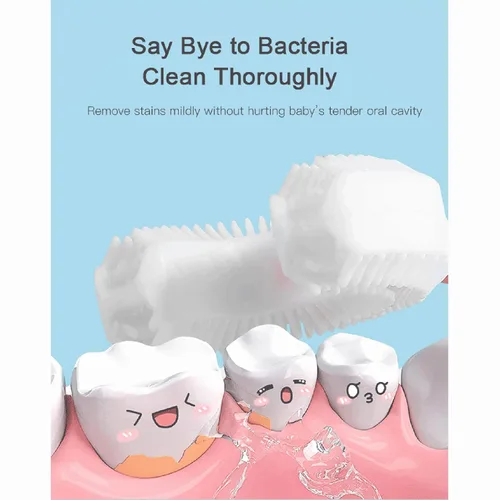 Vista 6 de Dirk41 Cepillos de dientes para niños, cepillo de dientes redondeado en forma de U, 24 piezas en forma de U para niños, cepillo de dientes