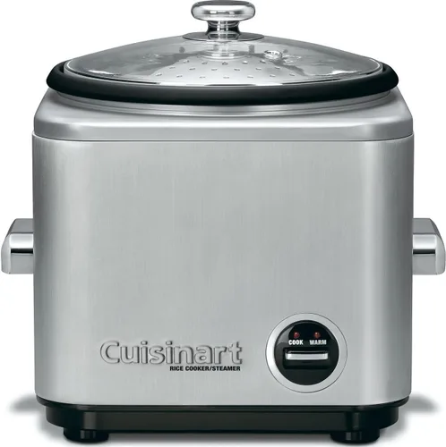 Vista 6 de Cuisinart CRC-400P1 - Arrocera de 4 tazas, exterior de acero inoxidable