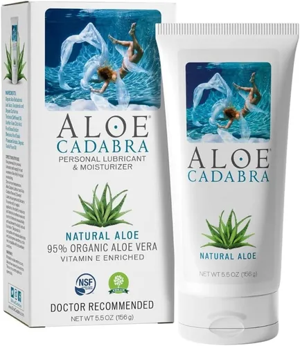 Vista 13 de Lubricante orgánico Aloe Cadabra, natural, 2.5 onzas., 2