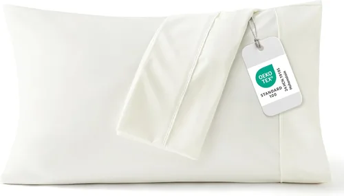 Vista 35 de Bedsure Fundas de Almohada Tamaño Estándar Juego de 2 - Fundas de Almohada de Microfibra Cepillada Gris Oscuro, Súper Suaves y Acogedoras con Cierre