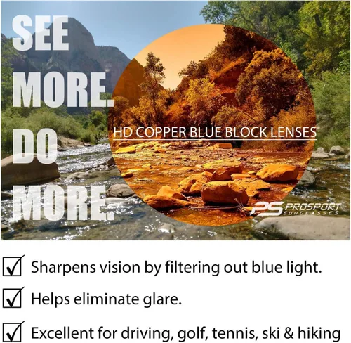 Vista 6 de proSPORT Lector de gafas de sol bifocales de aviador cuadrado Bloqueo de luz azul HD, lentes grises o ámbar.