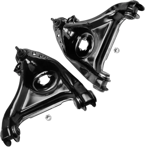 Vista 110 de Detroit Axle - 2 brazos de control delanteros para Volvo S60 V70 01-07, juego de 2 brazos de control inferiores 2001 2002 2003 2004 2005 2006 2007