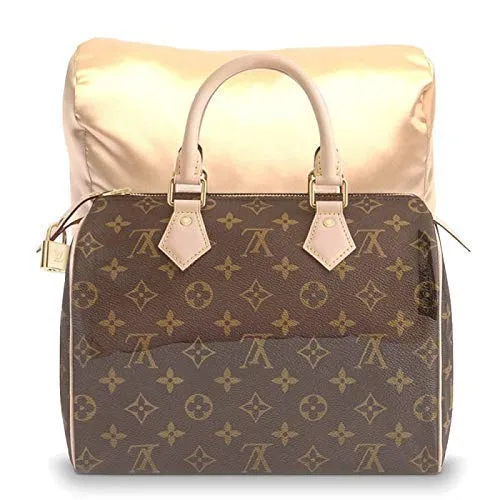 Vista 3 de Satin Pillow Luxury Bag Shaper in Champagne Compatible for the Designer Bag Speedy 25