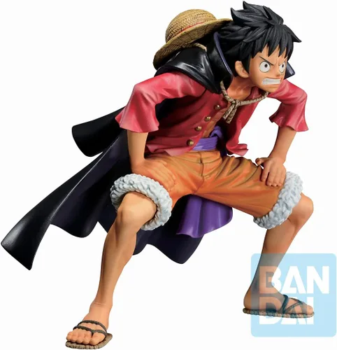 Vista 4 de Ichibansho Figure - Una pieza - Monkey D. Luffy (aniversario de una pieza), estatua coleccionable de Bandai Spirits Mono D Luffy