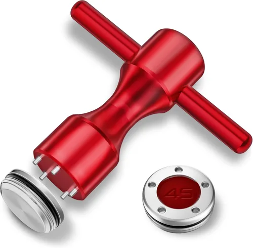 Vista 10 de Peso de la cabeza de golf, 2 unidades. Pesos personalizados de golf de 0.18 oz+llave roja compatible con Titleist Scotty Cameron Putters Newport