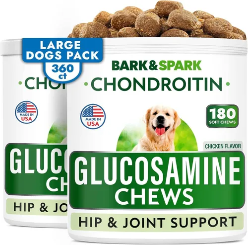Vista 9 de BARK&SPARK Masticables calmantes avanzados para perros, masticables de cáñamo + melatonina, alivio de la ansiedad, ayuda para dormir, golosinas