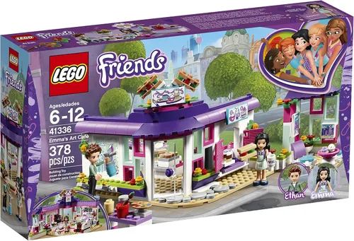 Vista 4 de LEGO 41336 Friends Art Café de Emma - Juego de muebles (378 piezas)