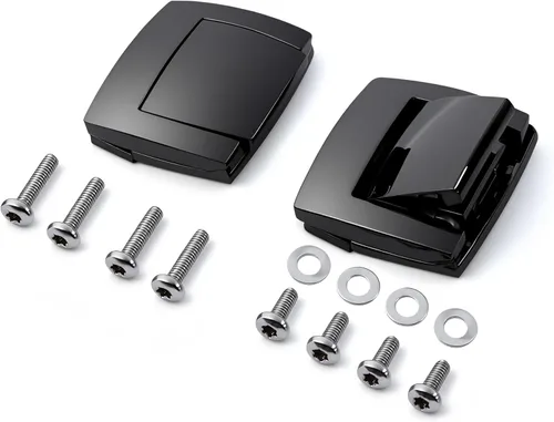 Vista 5 de Black Razor Chopped King Tour Pack Pestillos Compatible con Harley Touring Electra Glide Road Glide 1980-201