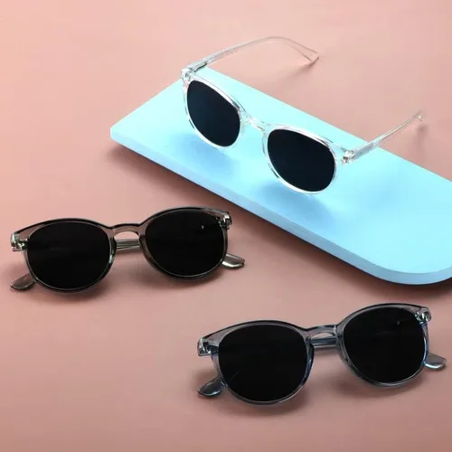 Vista 6 de YEIN 3 Pack Sunglasses for Men and Women, UV 400 Protection Outdoor Glasses Vintage Square Full Frame with Spring Hinge