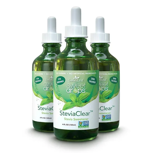 Vista 8 de SWEETLEAFs, extracto de líquido de stevia transparente de 4 oz