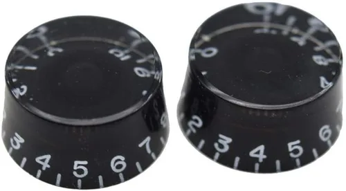 Vista 8 de Dopro 2 piezas EE.UU. (Imperial) LP Manetas de velocidad de guitarra 24 ranuras finas Control para EE.UU. Les Paul/CTS Pots Ámbar