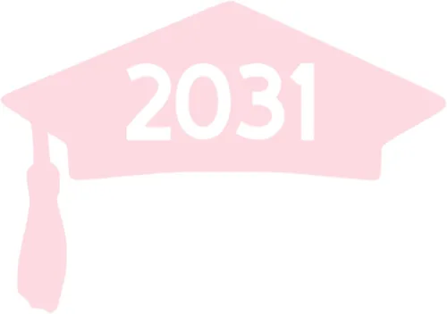 Vista 28 de Class of 2031 Graduation Cap Decal, Graduation T Shirt Transfer, DIY Graduate Shirt Patch, Grad Tshirt Sticker, HTV Vinyl Applique, Pick