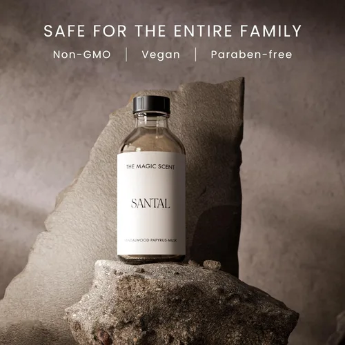 Vista 2 de Aceite de Fragancia Santal de The Magic Scent - Aceite para Difusor de Aroma - Aceites de Aroma Santal para Difusor - Aromas de Lujo para el Hogar