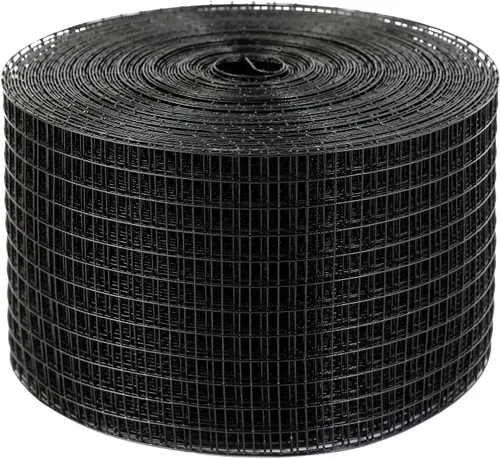 Vista 13 de VEVOR Panel solar para pájaros, kit de rollo de malla de alambre recubierto de PVC de 6 pulgadas x 98 pies con 100 sujetadores, 50 cables