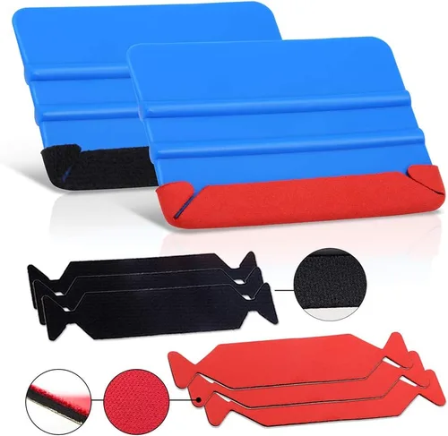 Vista 2 de NEWISHTOOL Kit de herramientas de envoltura de coche PPF Kit de instalación de envoltura de vinilo con espátula de fieltro, cortador de película