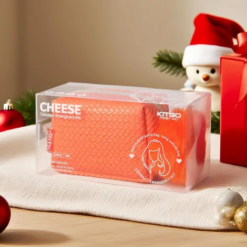 Vista 4 de Kitgo Mini kit de embrague de emergencia de primeros auxilios, regalo para el día de la madre, bolsa de seguridad compacta con 27 artículos