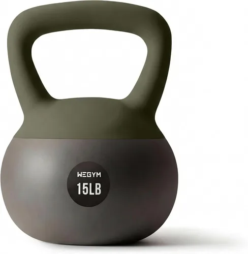 Vista 10 de WeGym Mancuernas suaves con base resistente a impactos acolchada y mango antideslizante de agarre ancho para entrenamientos en casa, levantamiento