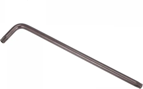 Vista 8 de uxcell T30 Anti Tamper Proof Torx Star Key Bit Llave, forma de L 6.5 pulgadas brazo largo, acero S2