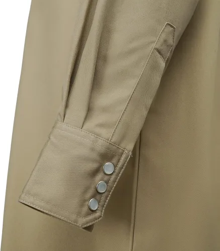 Vista 6 de WORKWEYA Men's FR Welding Shirts 7.5oz 100% Cotton Pearl Snap/Button Down Flame Resistant Work Shirt