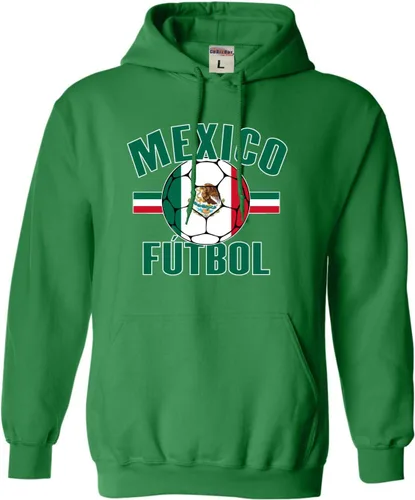 Go All Out México Futbol México Soccer Football Hombre Mujer Sudadera Sudadera con capucha