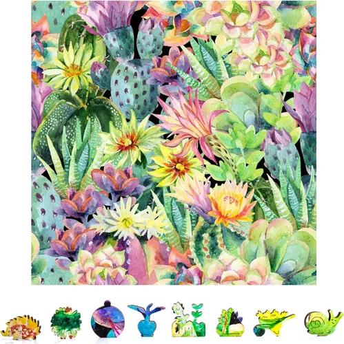 500 piezas · Cactus Floral