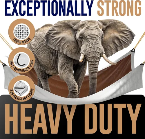 Vista 7 de Lona resistente de 10 x 20, 10 mil de grosor, impermeable, resistente a desgarros y decoloración, alta durabilidad, tratamiento UV, ojales cada 18