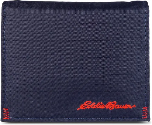 Eddie Bauer Cartera para hombre con clip para dinero (disponible en lona de algodón o nailon Ripstop)