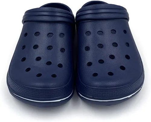 Vista 7 de Pantuflas unisex clásicas con forro de cuero estilo zuecos, AC1519