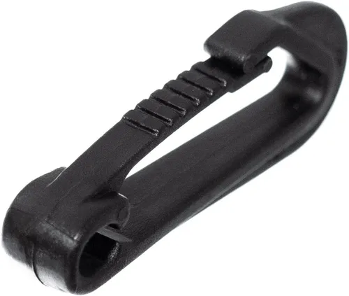 Vista 2 de Paracord Planet Gancho elástico sin alas – Ganchos de cuerda de choque resistentes de 1/4 pulgadas negro – Accesorios de camping y náutico