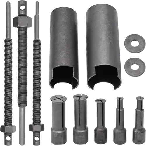Vista 6 de Kit de herramientas de extracción de rodamientos internos de motocicleta de 0.354-0.906 in, kit de extractor de rodamientos internos, 8 uds