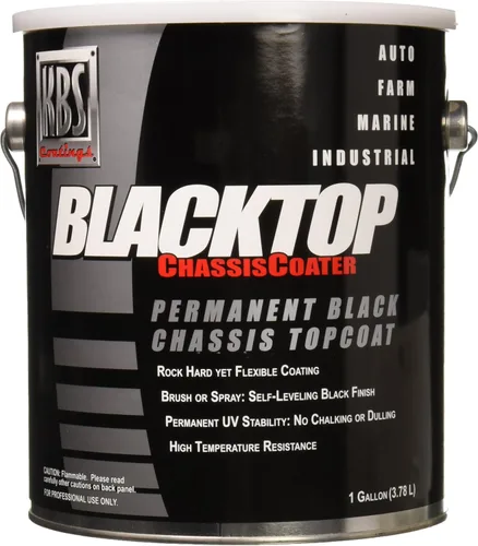 Vista 7 de KBS Coatings 8402 OEM Negro Satinado BlackTop Pintura para Chasis - 1 Cuarto