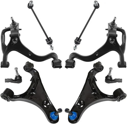 Vista 429 de Detroit Axle - Kit de brazos de control de extremo de 8 piezas para Toyota 2001-2003 Highlander 2002-2003 Camry Lexus ES300, 2 brazos de control