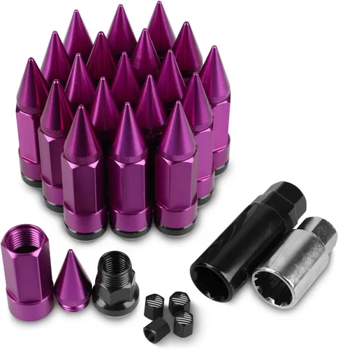 Vista 9 de 20 tuercas antirrobo M12x1.5, repuesto para fusión 2006-2019, enfoque 2012-2019, rueda de escape 2001-2019 (negro)