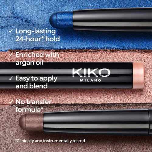 Vista 4 de KIKO MILANO - Sombra de ojos en formato Stick con una fórmula cremosa y fijación extrema