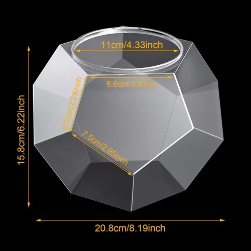 Vista 3 de RUSFOL Polígono de gran capacidad de 12 lados elegante soporte para cápsulas de café Nespresso Vertuoline