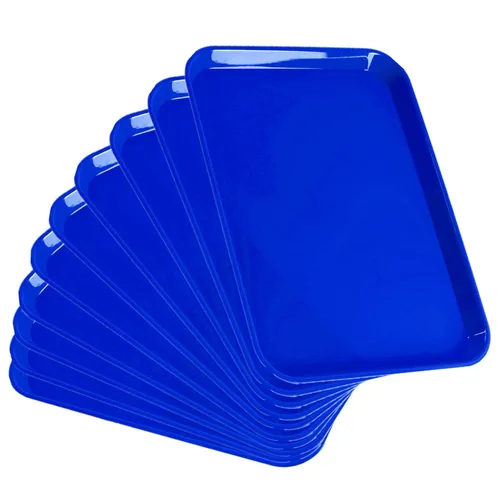 Vista 34 de JMU 20 Piezas Bandejas Dentales a Granel Autoclavables de Plástico para Procedimientos Planas, Bandeja de Configuración de 13.25" X 9.75", Tamaño B