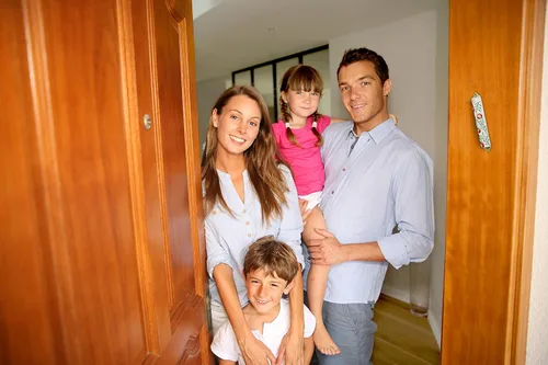 Vista 6 de Puerta Mezuzah Caso Moderno Granada Árbol Diseño 4" Mezuzah Judía Cubierta Home Blessing