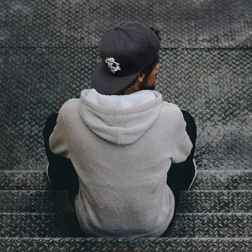 Vista 5 de Mens Snapback Hats Flat Bill Brim Hats for Men Baseball Cap Fitted Hats Skull Decor Skeleton Hand Rose Flower Floral