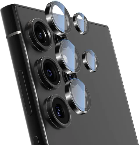 Vista 13 de Protector de lente de cámara para Samsung Galaxy S23 Ultra, protector de lente individual, cubierta protectora de pantalla de vidrio templado Ultra