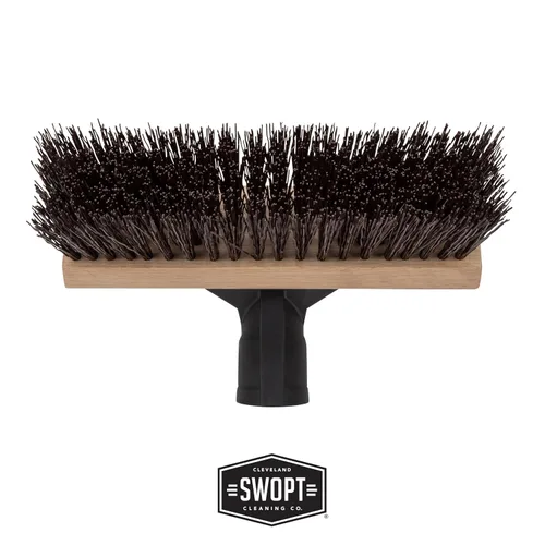 Vista 4 de SWOPT Cabezal de cepillo de superficie rugosa de 10' Premium - Cepillo de cubierta para superficies rugosas y texturizadas, intercambiable con todos