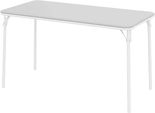 IDEALHOUSE - Mesa plegable de 4 pies, mesa plegable para tarjetas Gris