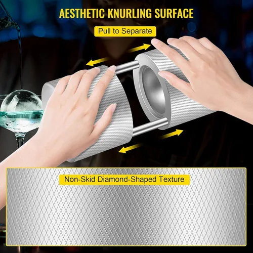 Vista 5 de VEVOR Prensa de bolas de hielo, máquina de bolas de hielo de 2.4 pulgadas, kit de prensa de bolas de hielo de aleación de Al para aviones