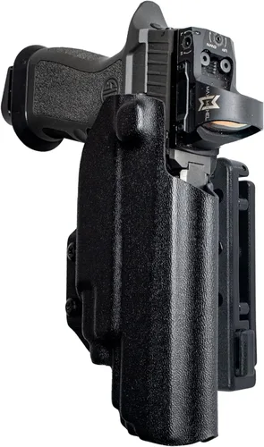 Funda para competición Pro IDPA compatible con Sig P320 tamaño completo, AXG Pro, M17, XFIVE Legion, Spectre Comp, P320MAX con Streamlight TLR-7 /