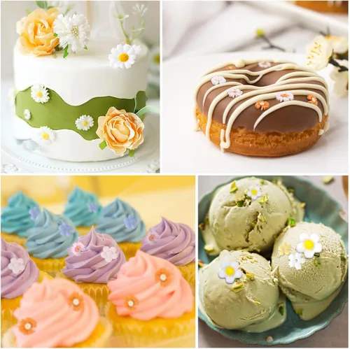 Vista 5 de 4 moldes de silicona para dulces, mini moldes de silicona de chocolate para decoración de pasteles, pequeños moldes de arcilla polimérica