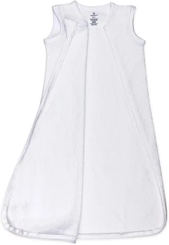 Vista 2 de HonestBaby Mantas para dormir, sacos de dormir de transición 100% algodón orgánico para bebés, niños, niñas, unisex, Blanco brillante