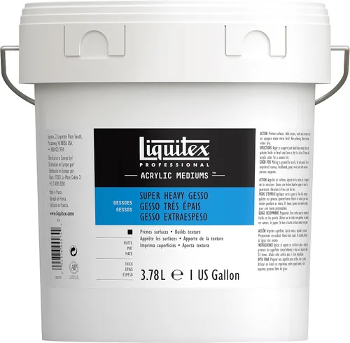 Vista 15 de Liquitex Basics Tubo mediano de Gesso para aplicación en superficies, 8.5 onzas Transparente