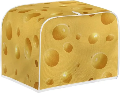 Vista 17 de FKELYI Black Hibiscus Floral Hawaiian Toaster Cover 2 Slice,Small Kitchen Appliance Microwave Bread Maker Dust and Fingerprint Protection