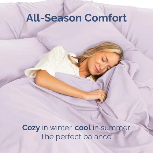 Vista 284 de Sábana encimera de bolsillo profundo, más suave que el algodón egipcio, 1 sábana encimera para colchón tamaño Queen