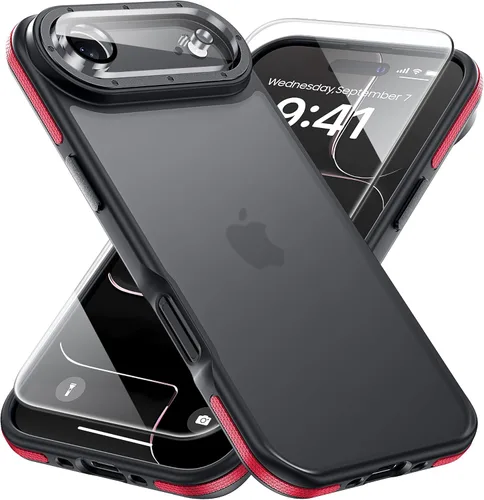 Vista 130 de Yriklso 3 en 1 Funda Magnética Fuerte para iPhone Air, 1X Protector de Pantalla + 1X Protector de Lente de Cámara, Cubierta Protectora a Prueba