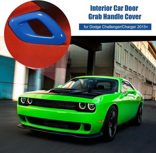 Vista 6 de Voodonala Para Dodge Challenger 2015-2023 - Cubierta interior de la manija de la puerta del auto, accesorios para Dodge Challenger 2015-2023